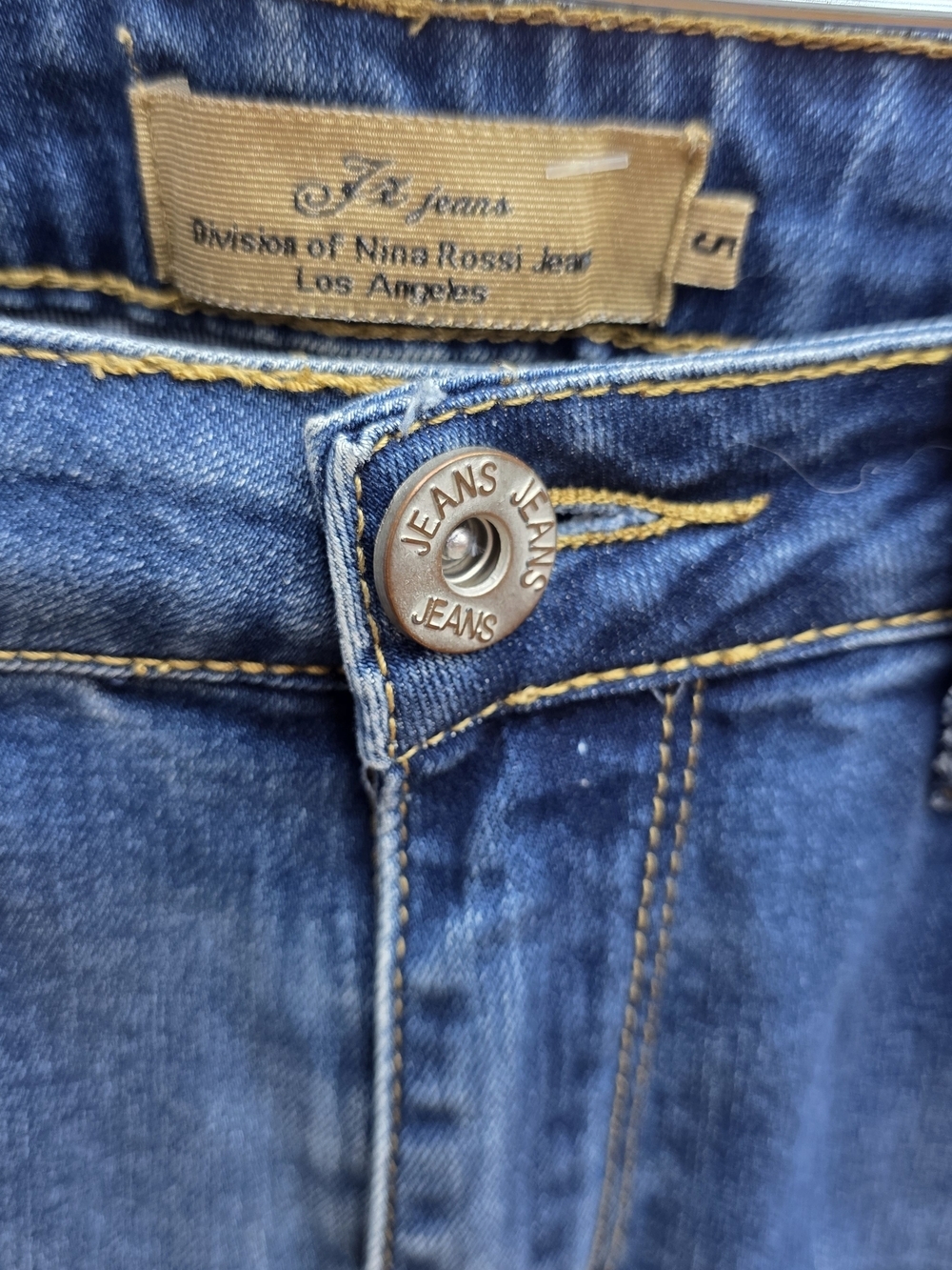 JZ Los Angelos Women's High-Rise Skinny Jeans in Medium Blue Sz 5 - Picture 2 of 8